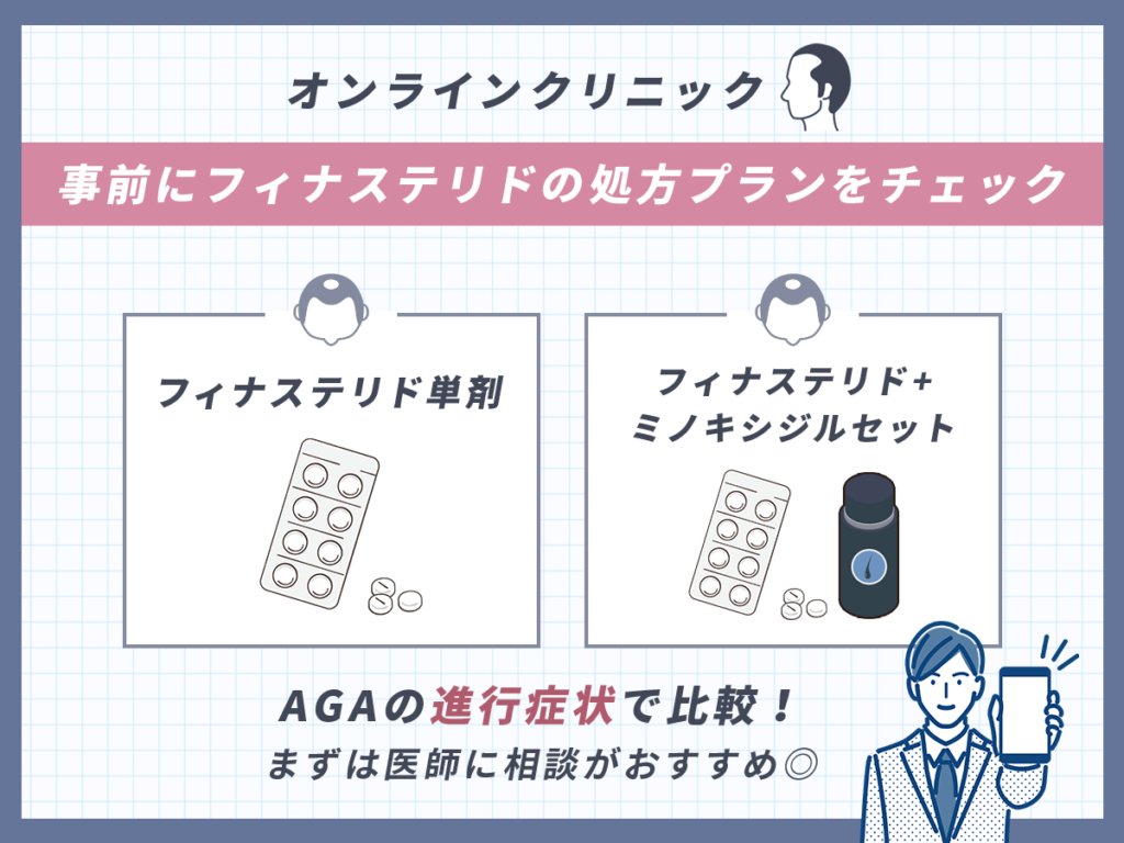 事前にフィナステリドのプランを確認がおすすめ