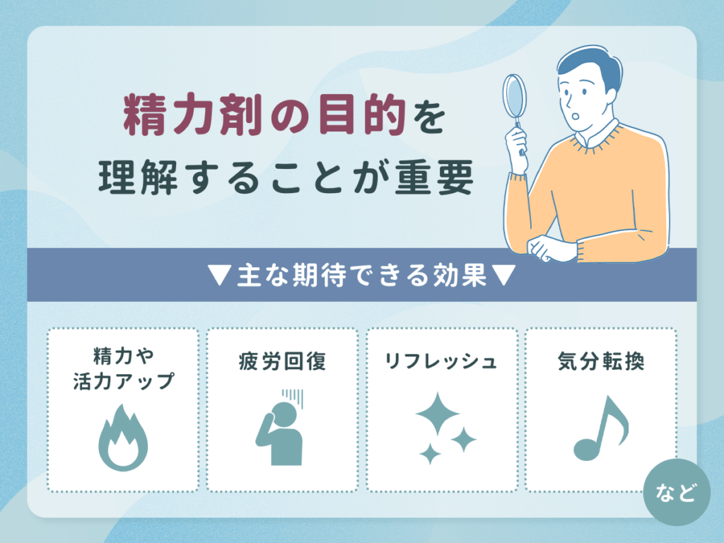 精力剤が効果ない口コミが出る理由③：精力剤の目的を正しく理解できていない